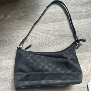 DKNY Monogram Black Shoulder Bag